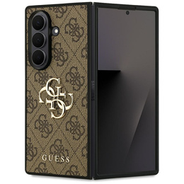 Etui GUESS do Samsung Galaxy Z Fold7, 4G Big Metal Logo, brązowe