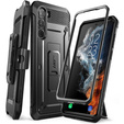 Etui Supcase do Samsung Galaxy S23, Unicorn Beetle Pro, czarne + klips do paska