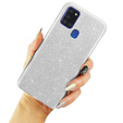 Etui Glitter Case do Samsung Galaxy A21S, Silver