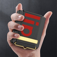 Etui do Samsung Galaxy Z Flip7 FE / Z Flip6, Strap Cover, czarne