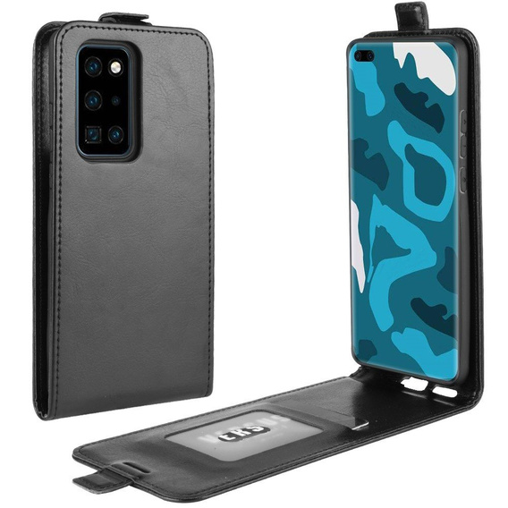 Etui z klapką do Huawei P40 Pro, Flip, czarne