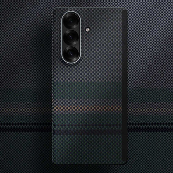 Etui Benks Magnetic Armor Air Aurora Axis Kevlar 600D/1000D (0047) do Samsung Galaxy Z Fold7 – zielony