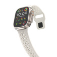 Pasek Silikonowy do Apple Watch 1/2/3/4/5/6/7/8/9/10/11/SE Ultra 1/2/3 42/44/45/46/49mm, Beżowy