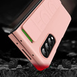Etui do Samsung Galaxy Z Fold4 5G, z rączką, różowe