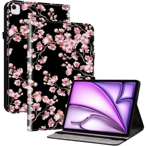 Etui do iPad Air 11" 2025/2024 (7/6 gen.), Smartcase, plum blossom