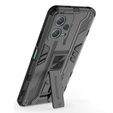 Etui do Xiaomi Redmi Note 12 5G / POCO X5 5G, pancerne z podstawką i ochroną aparatu, czarne