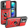 Etui pancerne do Infinix Hot 50i 4G, CamShield Slide, czerwone