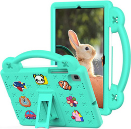 Etui do Samsung Galaxy Tab S6 Lite 10.4" 2020/2022/2024 / Tab A7 2020 T500 / T505 / Tab S6 T860/T865, Cute Patterns, z podstawką, Zielone