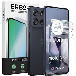 2x Folia Hydrożelowa do Motorola Moto G86 Power 5G, ERBORD Hydrogel Foil