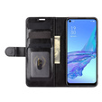 Skórzane Etui Wallet do Oppo A53 (2020), Black