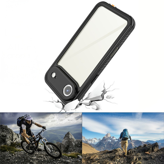 Etui Wodoodporne IP68 do iPhone Air, Redpepper, czarne