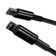 Baseus Tungsten PD – kabel USB-C do Lightning 1 m 20W - czarny