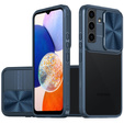 Etui do Samsung Galaxy A14 4G/5G, Slide Camera, niebieskie