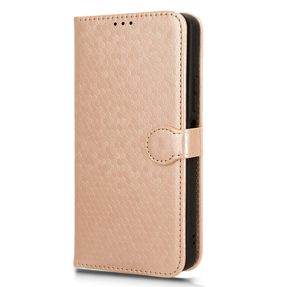 Etui z klapką do Xiaomi Redmi A3, Wallet Rhombus, różowe