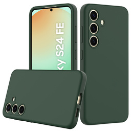 Etui do Samsung Galaxy S24 FE, Silicone MagSafe, zielone