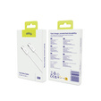 Allity AUC-03 USB-C – USB-C 1.0 m 60W, szybkie ładowanie - biały 