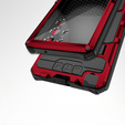 Etui do Samsung Galaxy S22 Ultra, R-JUST, pancerne, czerwone
