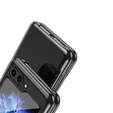 Etui do Samsung Galaxy Z Flip7 FE / Z Flip6, PC Case, przezroczyste / czarne