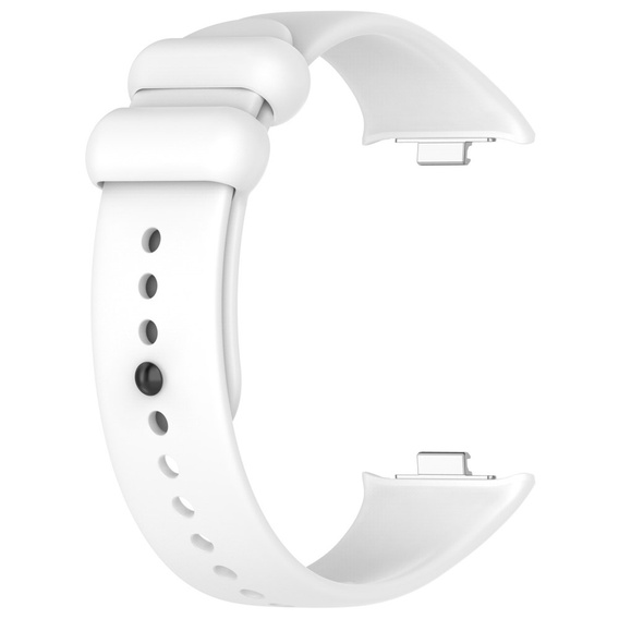 Pasek Silikonowy do Xiaomi Smart Band 8 Pro / Xiaomi Smart Band 9 Pro, Biały