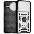 Etui pancerne do Xiaomi Poco F7 Pro, CamShield Slide, srebrne
