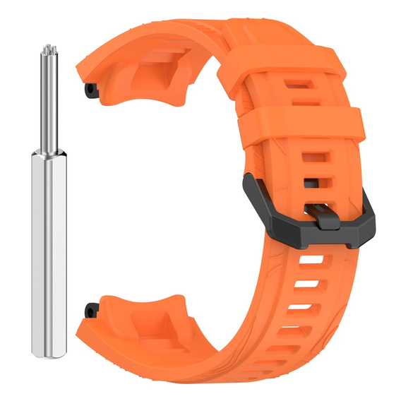 Pasek Silikonowy do Amazfit T-Rex 3, Pomarańczowy