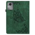 Etui do Lenovo Idea Tab 11", Butterfly, zielone