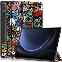 Etui do Samsung Galaxy Tab S9 FE+ Plus z miejscem na rysik, Graffiti