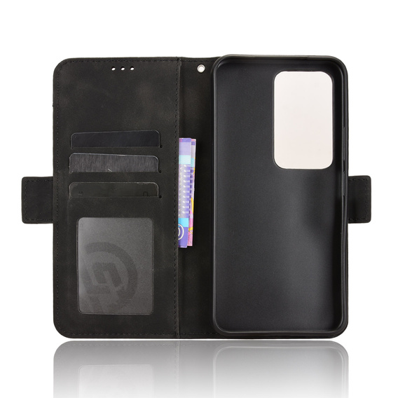 Etui z klapką do Xiaomi Redmi 15 5G / 4G, Card Slot, czarne