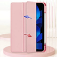 Etui do iPad 11" 2025 A16 (11 gen.) / iPad 10.9" 2022 (10 gen.), Smartcase Hybrid, z miejscem na rysik, różowe