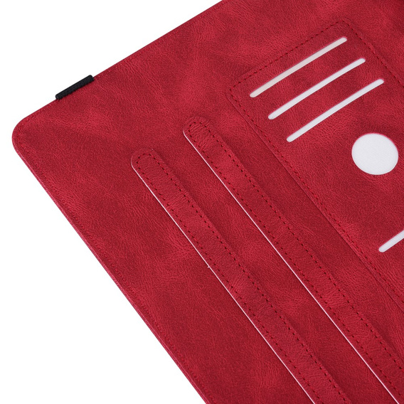 Etui do Xiaomi Redmi Pad SE 11", Motyle, czerwone