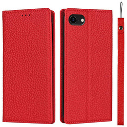 Skórzane etui do iPhone 7/8/SE 2020/SE 2022, ERBORD Grain Leather, czerwone