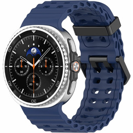 Pasek Silikonowy do Samsung Galaxy Watch 8 / 8 Classic, Granatowy