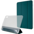 Etui do iPad 11" 2025 A16 (11 gen.) / iPad 10.9" 2022 (10 gen.), Pencil Hybrid, z miejscem na rysik, Ciemno zielone
