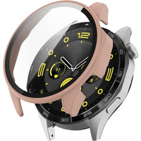 2w1 Etui + Szkło Hartowane do Huawei Watch GT 4 46mm, Różowe