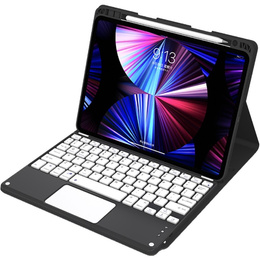 Etui z klawiaturą do iPad Air 10.9" 2022/2020 (5/4 gen.), Touchpad, czarne