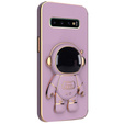 Etui do Samsung Galaxy S10 Plus, Astronaut, fioletowe