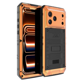 Etui Wodoodporne IP68 do iPhone 17 Pro, pomarańczowe