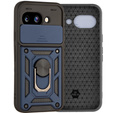 Etui pancerne do Google Pixel 9A, CamShield Slide, niebieskie