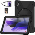 Etui do Galaxy Tab S7 FE 12.4, Pancerne, Czarne 