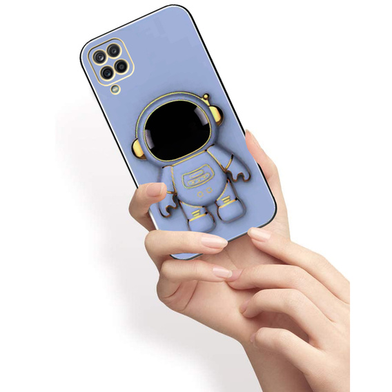 Etui do Samsung Galaxy A12 / M12 / A12 2021, Astronaut, niebieskie
