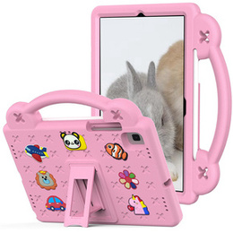 Etui do Samsung Galaxy Tab S6 Lite 10.4" 2020/2022/2024 / Tab A7 2020 T500 / T505 / Tab S6 T860/T865, Cute Patterns, z podstawką, Różowe