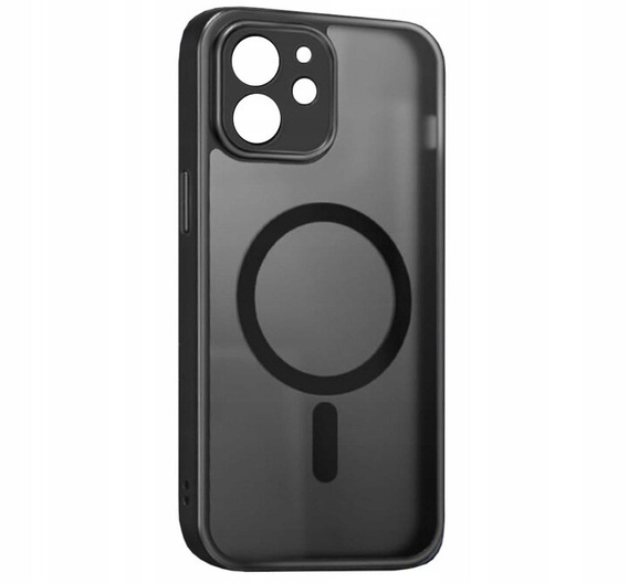 Etui do MagSafe do iPhone 11, Hybrid Matte Lens Pro, czarne + Szkło na ekran