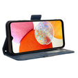 Etui z klapką do Samsung Galaxy A15 4G / 5G, Card Slot, granatowe