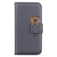 Etui Wallet do Samsung Galaxy A12 / M12 / A12 2021, Teddy, Grey