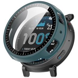 2w1 Etui + Szkło Hartowane do Amazfit Active Max, zielone