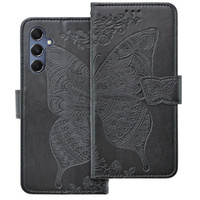 Etui z klapką do Samsung Galaxy M34 5G, Butterfly, czarne