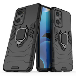 Etui do Realme 8i, Kickstand Ring, czarne