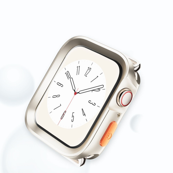 Etui Silikonowe do Apple Watch 4/5/6/SE 40mm, beżowe