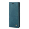 Etui CASEME do Samsung Galaxy A50/A50S/A30S, Leather Wallet Case, niebieskie