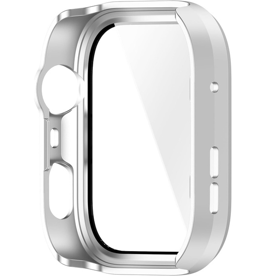 2w1 Etui + Szkło Hartowane do Huawei Watch Fit 4 Pro, Srebrne